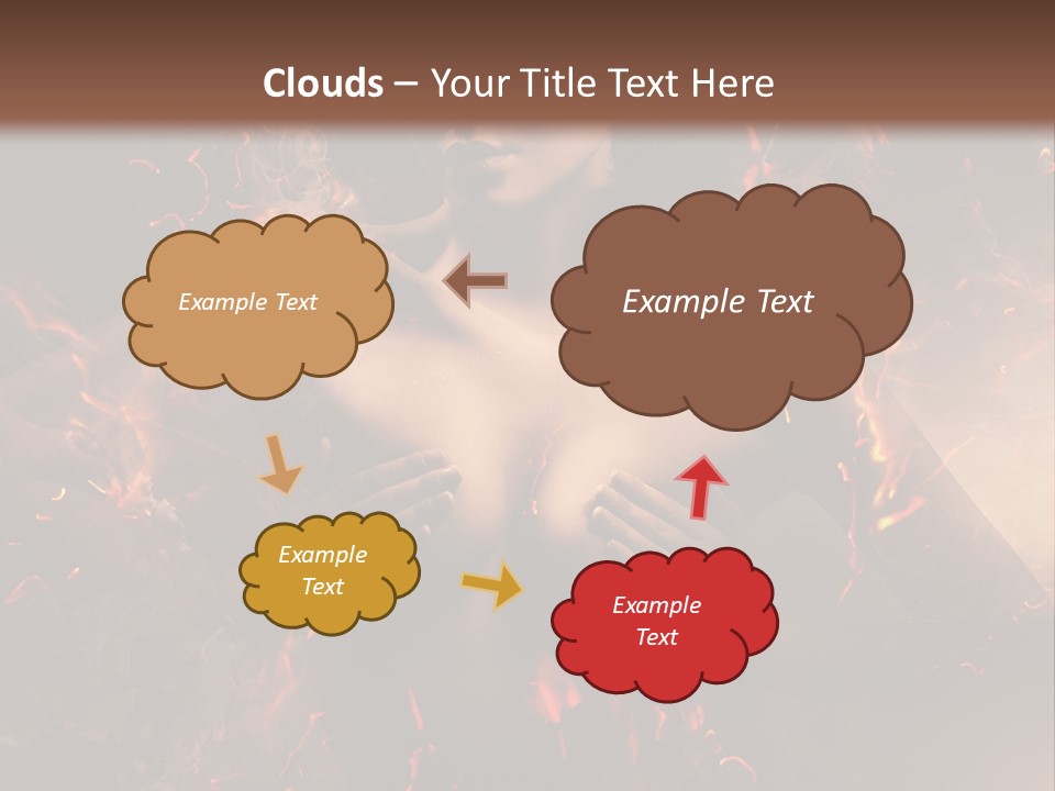 Skin Woman Vertical PowerPoint Template