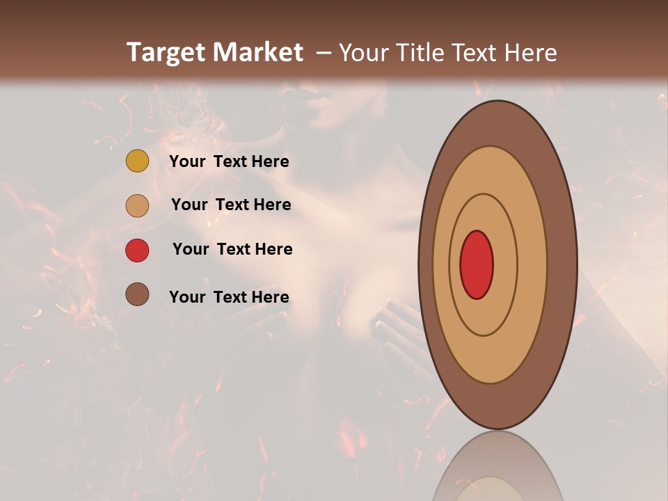 Skin Woman Vertical PowerPoint Template