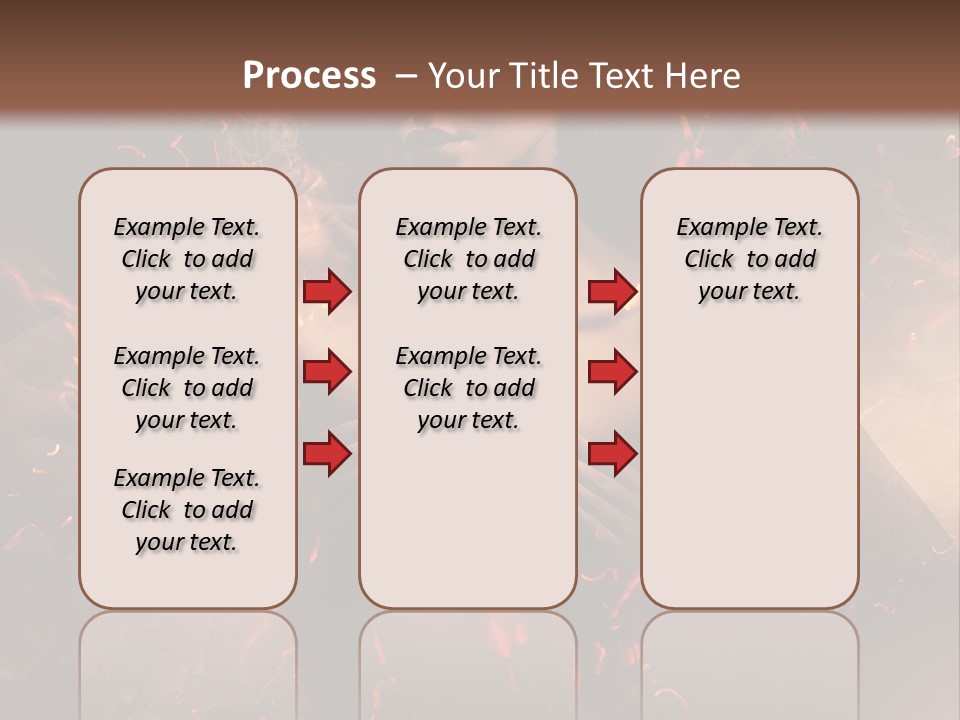 Skin Woman Vertical PowerPoint Template