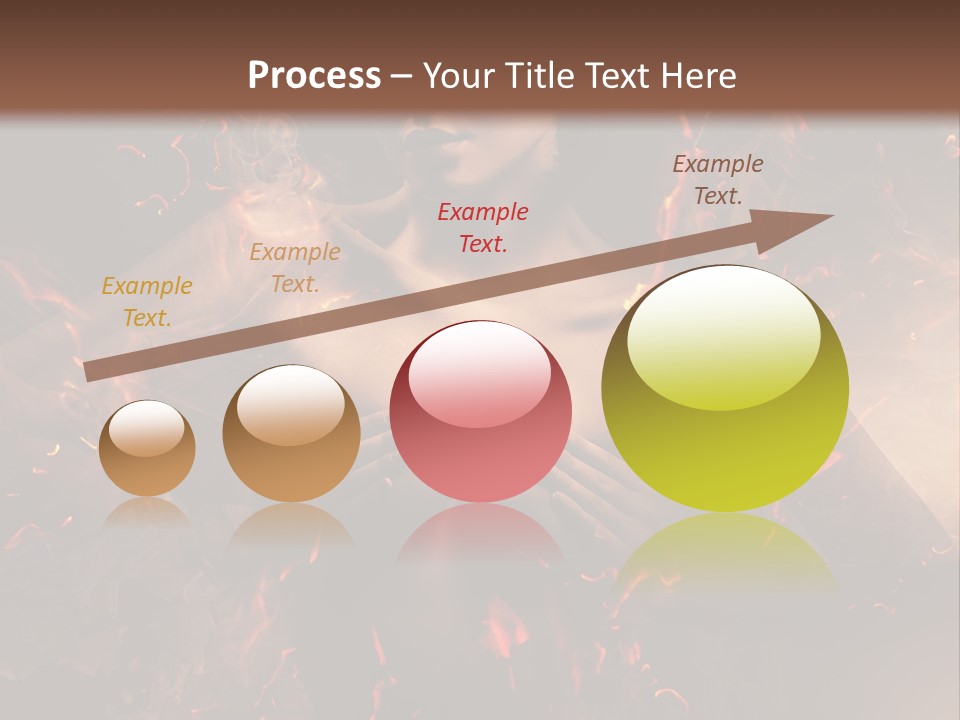 Skin Woman Vertical PowerPoint Template