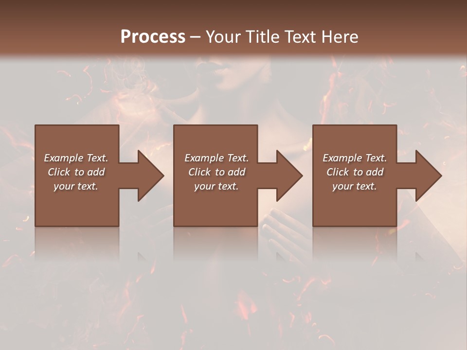 Skin Woman Vertical PowerPoint Template