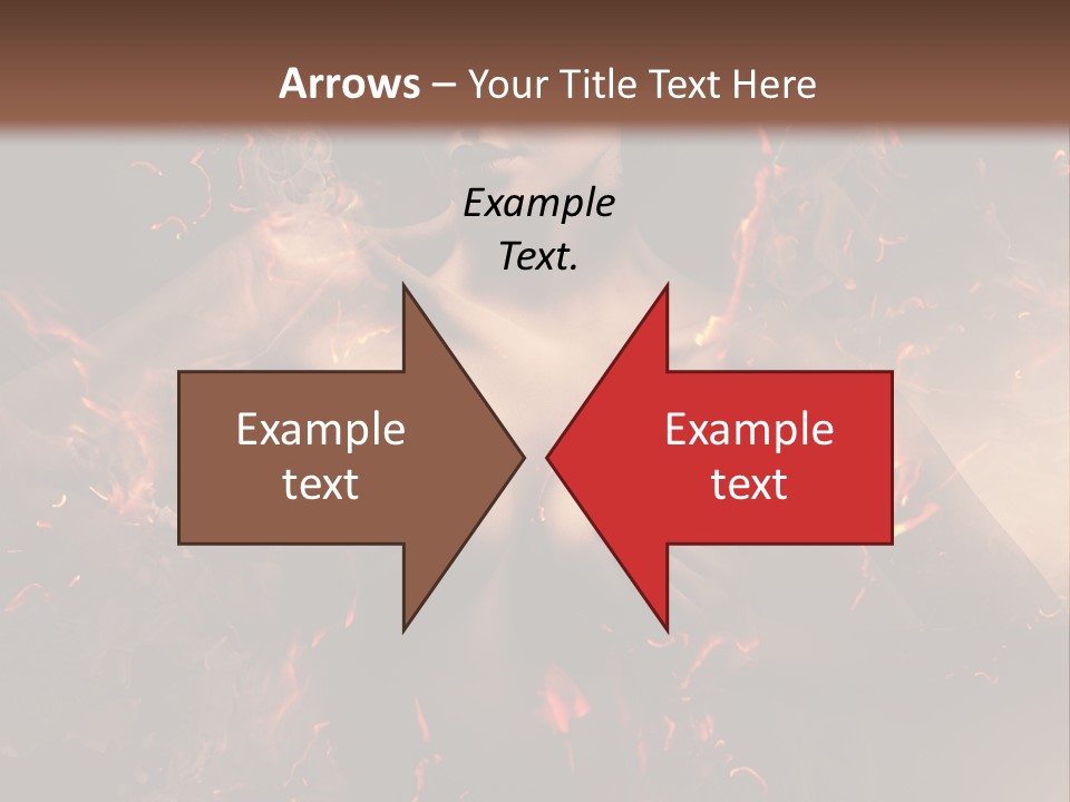 Skin Woman Vertical PowerPoint Template