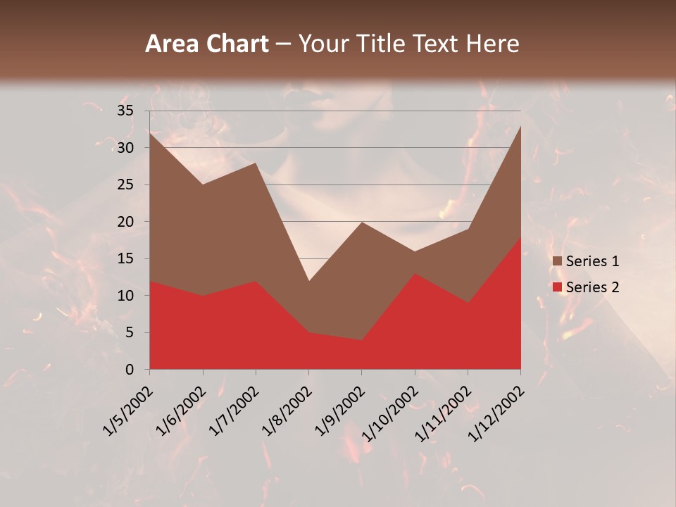 Skin Woman Vertical PowerPoint Template