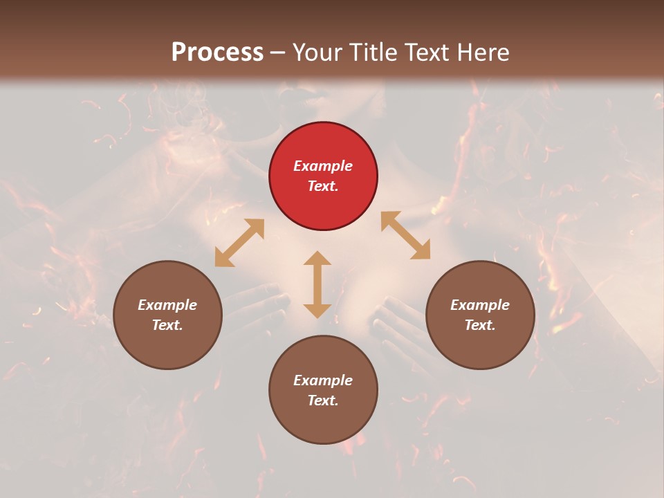 Skin Woman Vertical PowerPoint Template