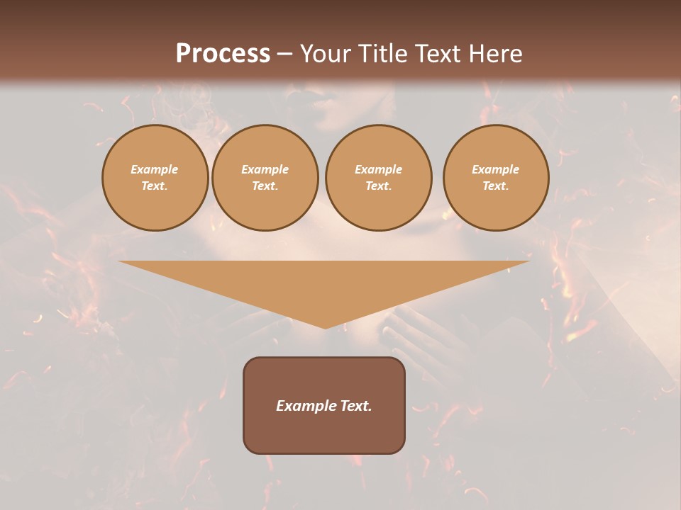 Skin Woman Vertical PowerPoint Template