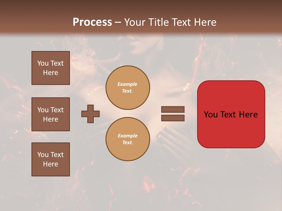 Skin Woman Vertical PowerPoint Template