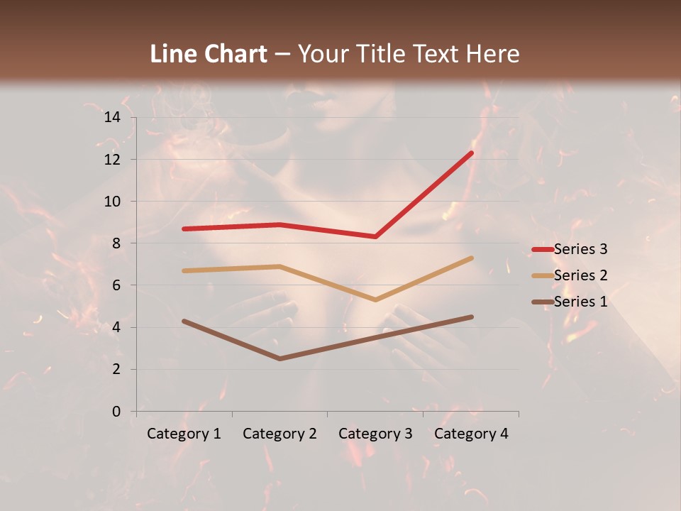 Skin Woman Vertical PowerPoint Template