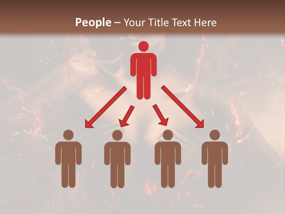 Skin Woman Vertical PowerPoint Template