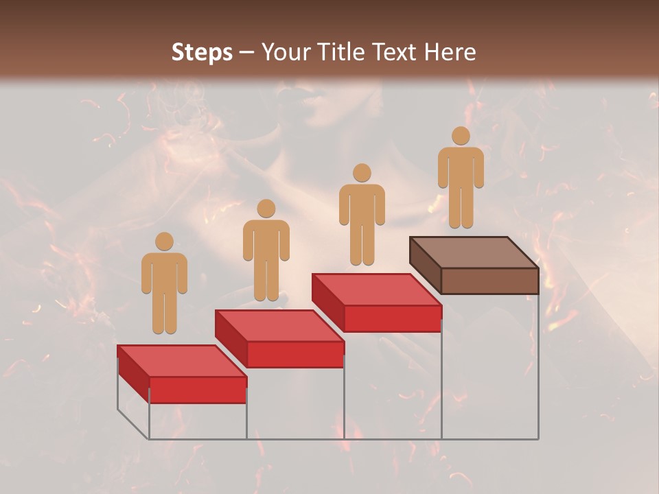 Skin Woman Vertical PowerPoint Template