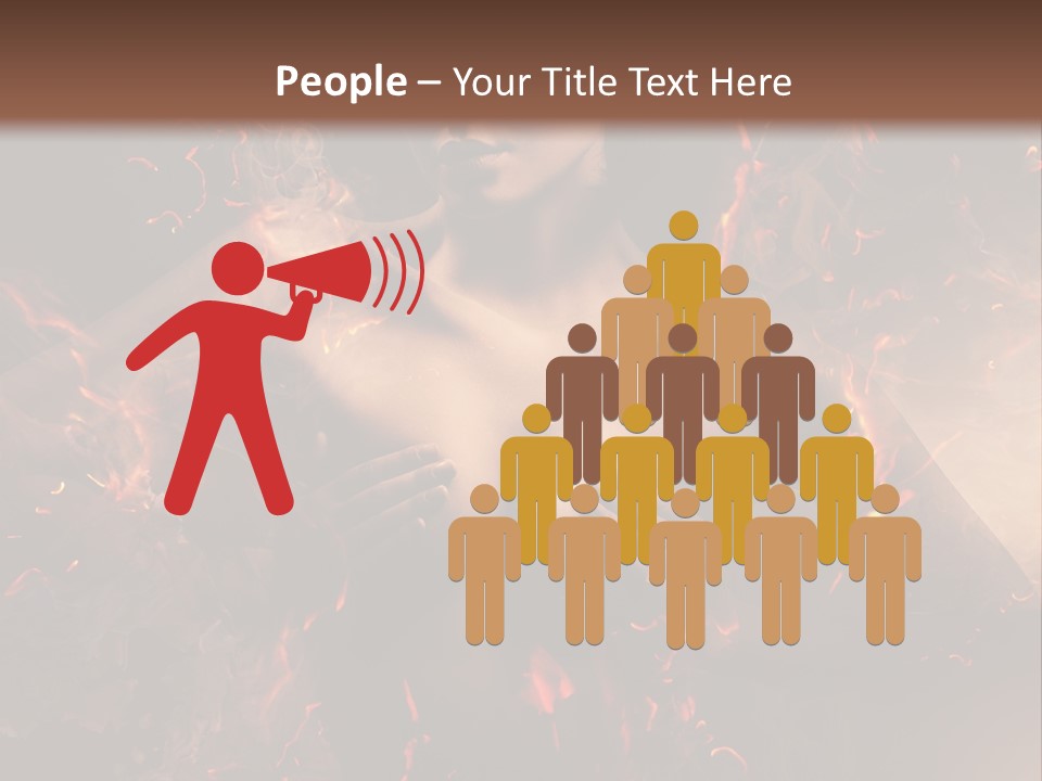 Skin Woman Vertical PowerPoint Template