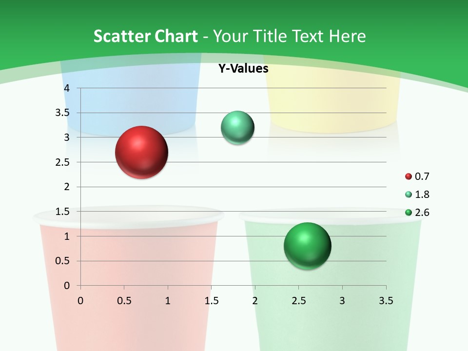 Yellow Disposable Mug PowerPoint Template
