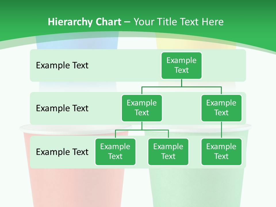 Yellow Disposable Mug PowerPoint Template