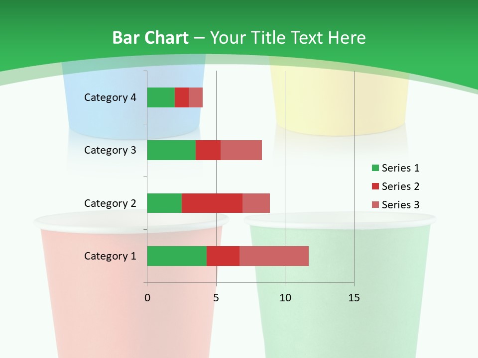 Yellow Disposable Mug PowerPoint Template