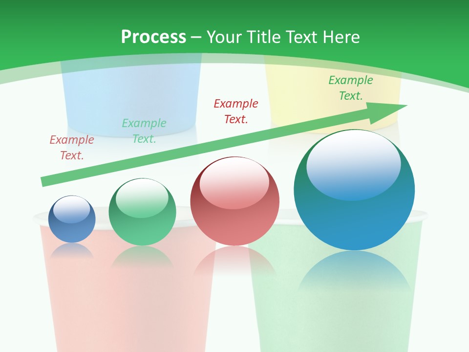Yellow Disposable Mug PowerPoint Template