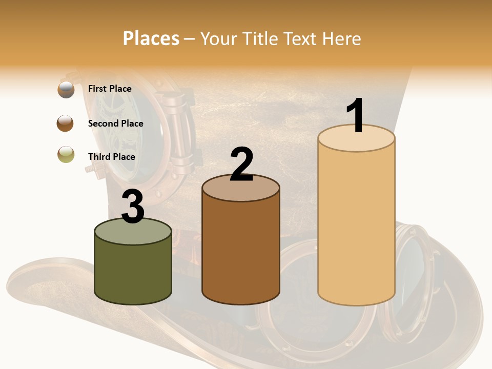 Worn Top Hat Punk PowerPoint Template