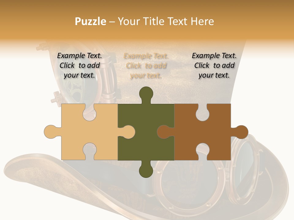 Worn Top Hat Punk PowerPoint Template