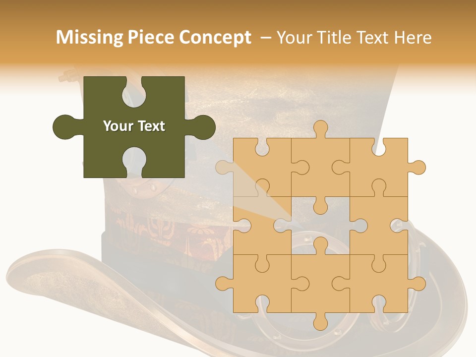 Worn Top Hat Punk PowerPoint Template