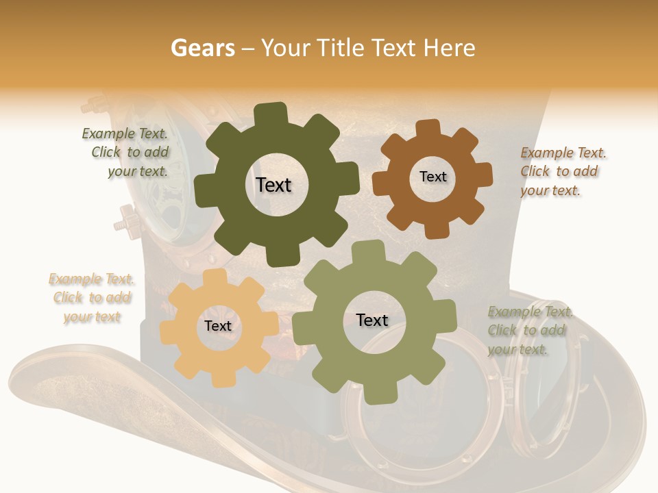 Worn Top Hat Punk PowerPoint Template