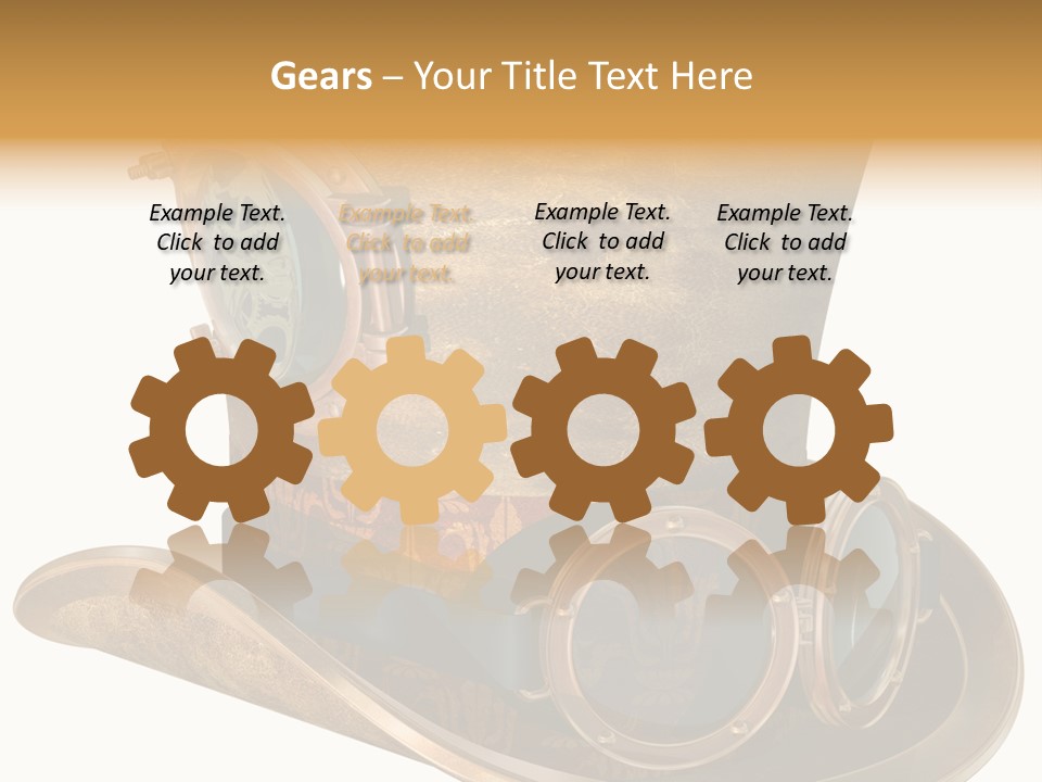 Worn Top Hat Punk PowerPoint Template