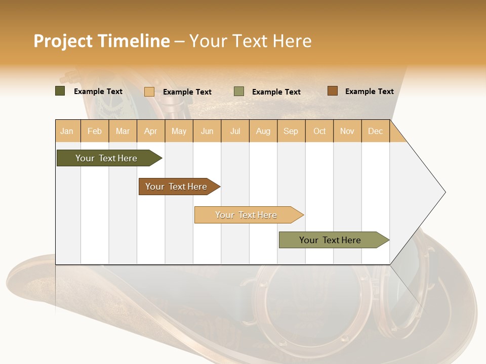 Worn Top Hat Punk PowerPoint Template