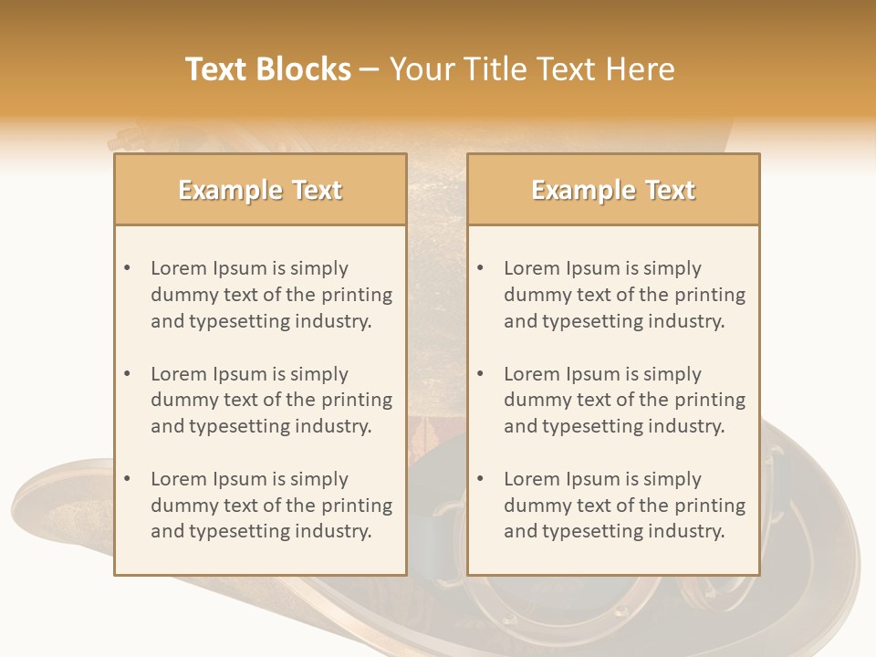 Worn Top Hat Punk PowerPoint Template