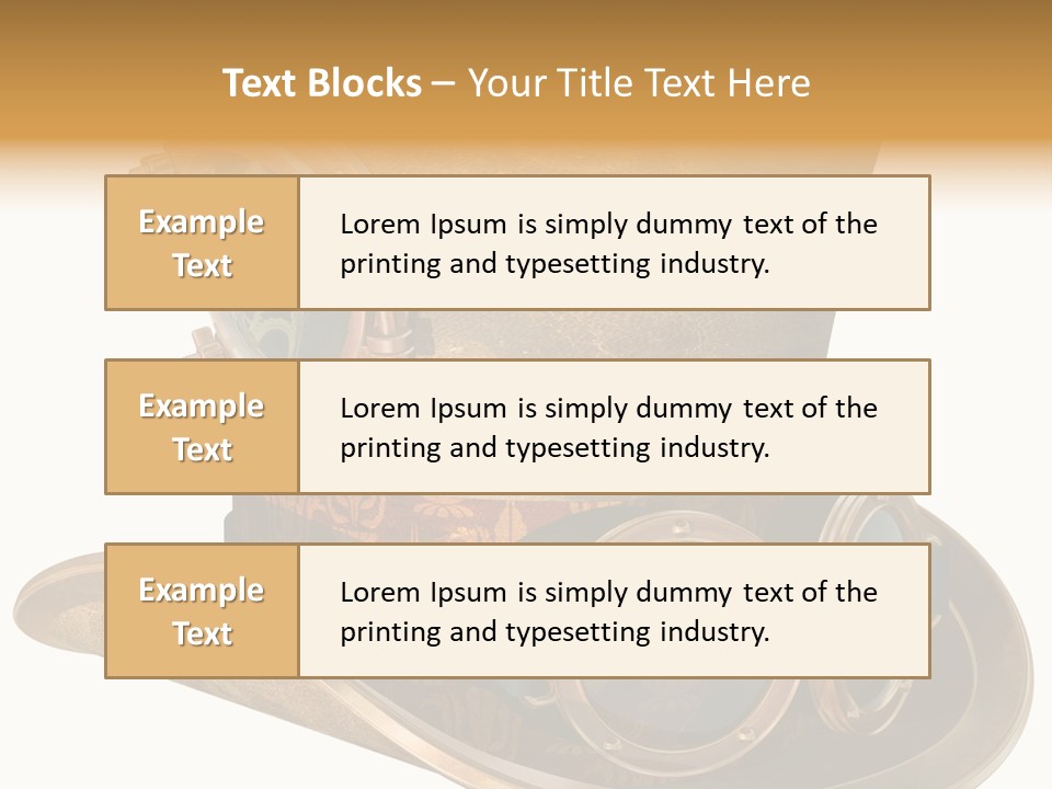 Worn Top Hat Punk PowerPoint Template