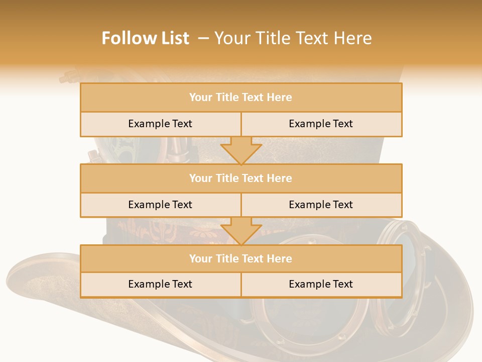 Worn Top Hat Punk PowerPoint Template