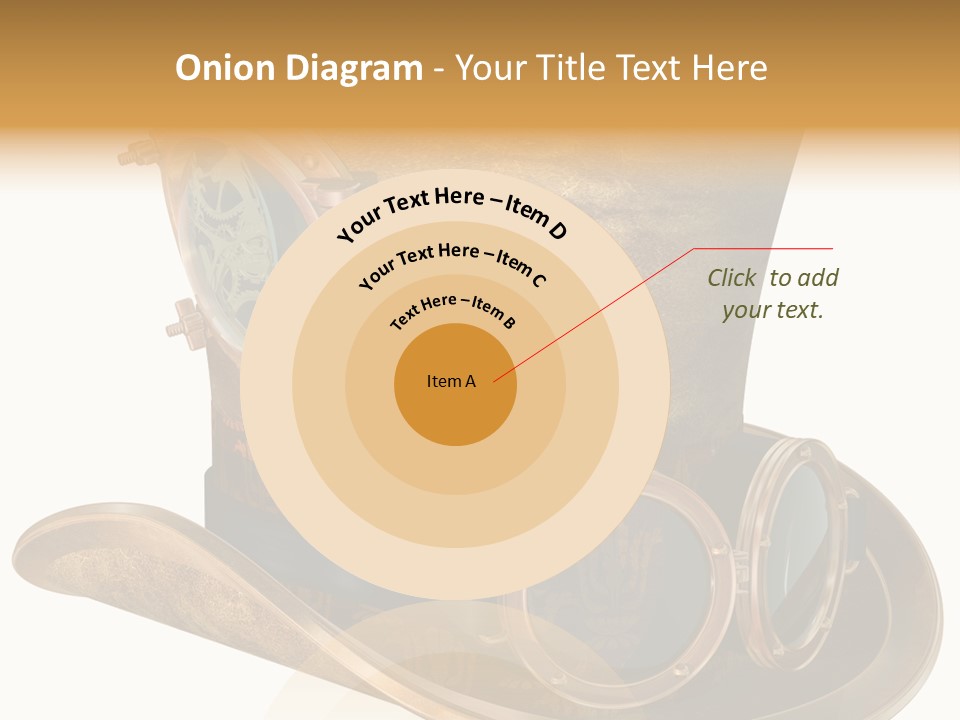 Worn Top Hat Punk PowerPoint Template