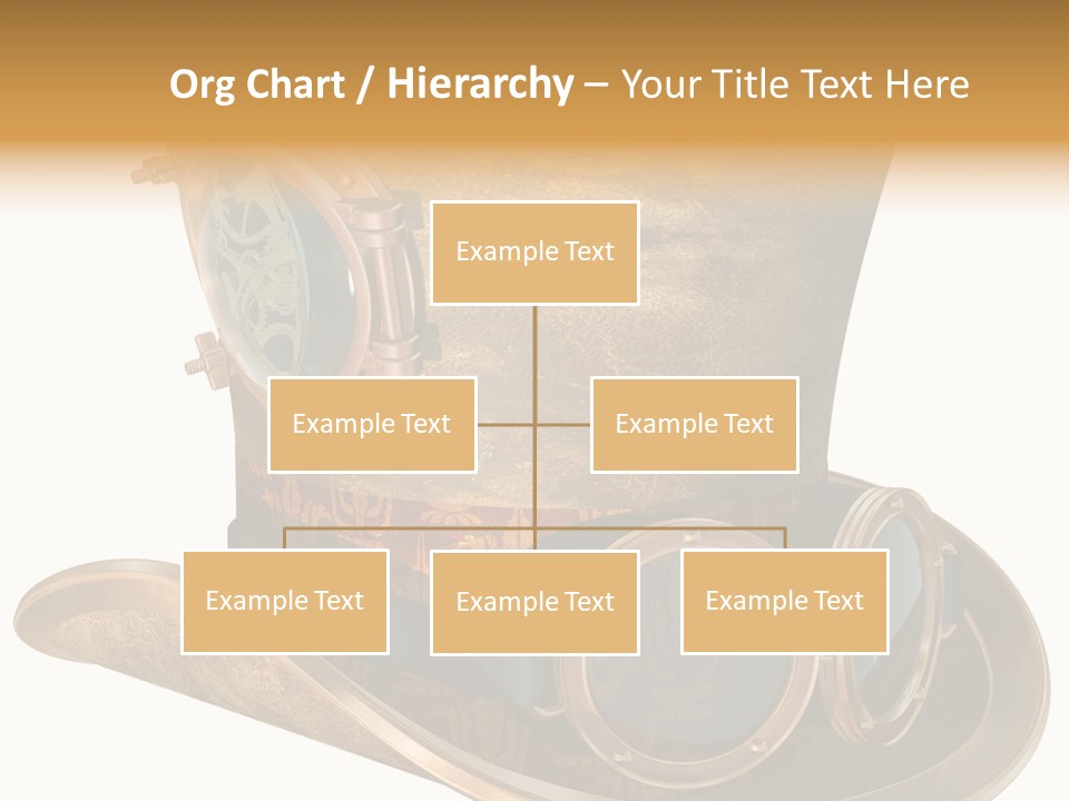 Worn Top Hat Punk PowerPoint Template