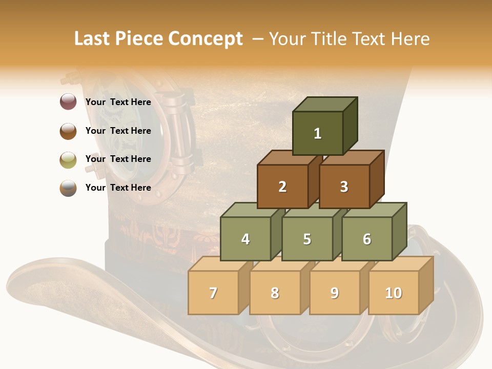 Worn Top Hat Punk PowerPoint Template