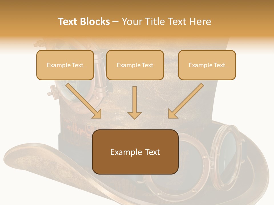Worn Top Hat Punk PowerPoint Template