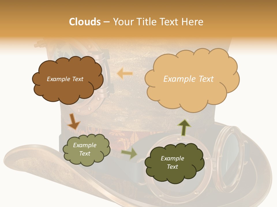 Worn Top Hat Punk PowerPoint Template