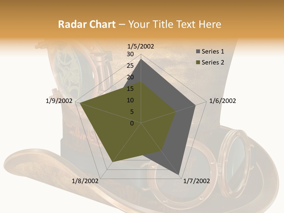 Worn Top Hat Punk PowerPoint Template