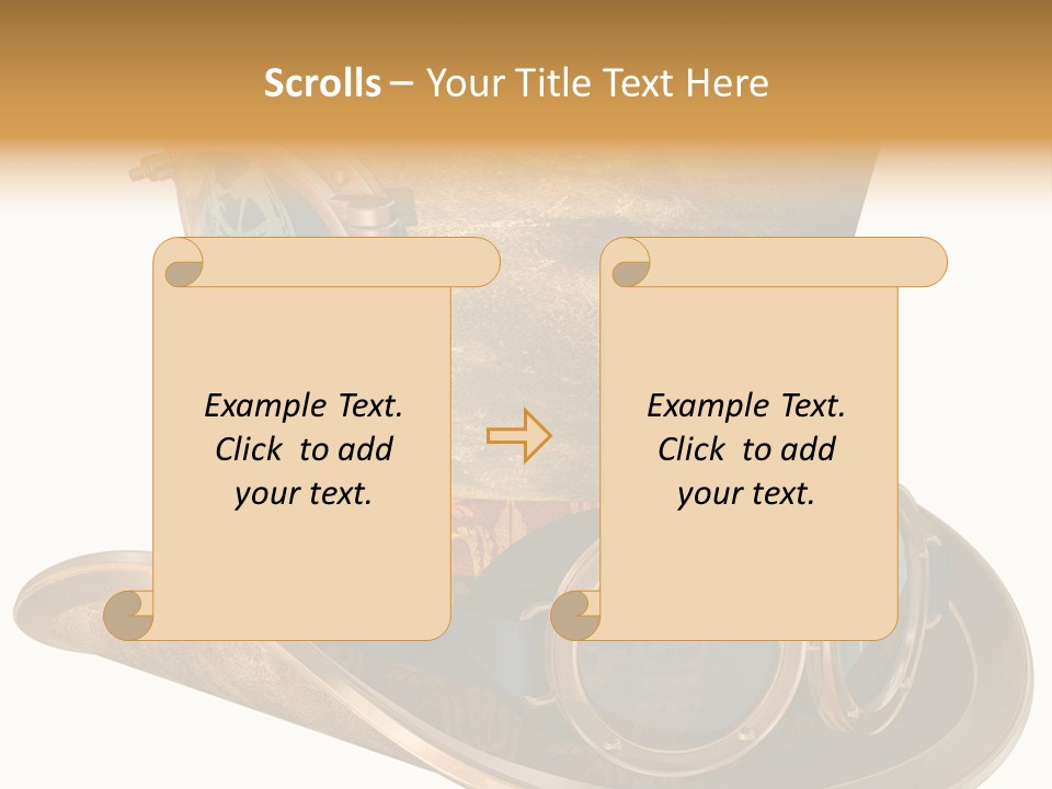 Worn Top Hat Punk PowerPoint Template