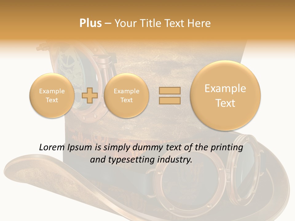 Worn Top Hat Punk PowerPoint Template