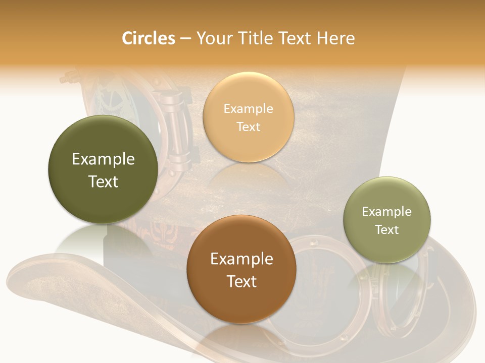 Worn Top Hat Punk PowerPoint Template