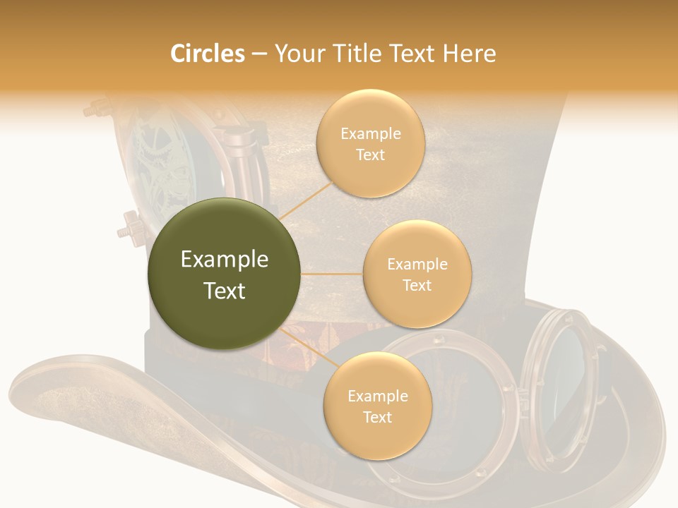 Worn Top Hat Punk PowerPoint Template