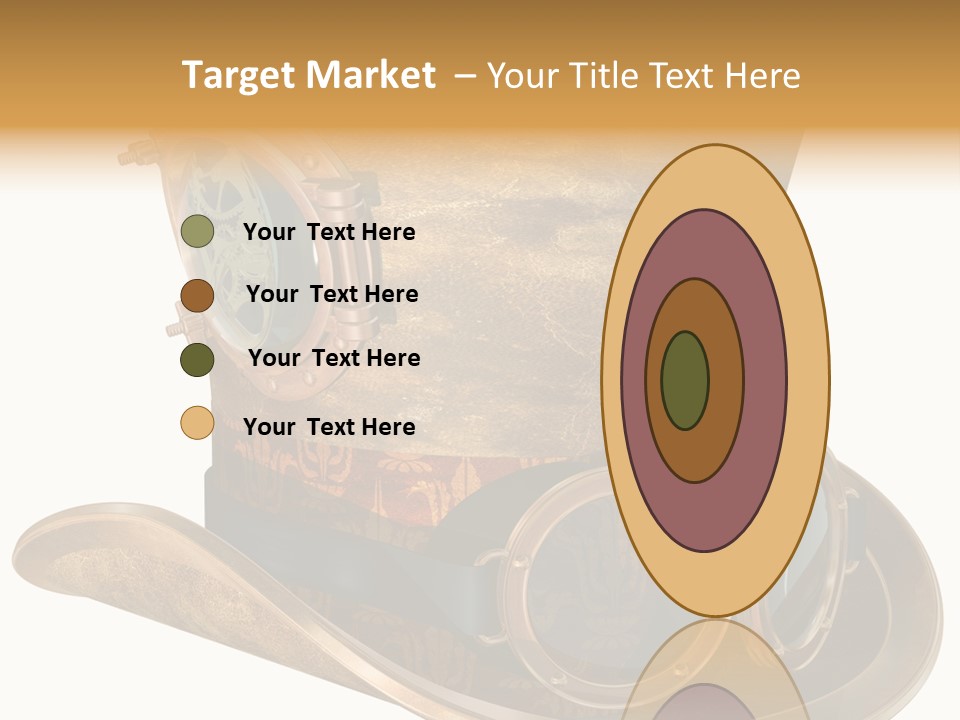 Worn Top Hat Punk PowerPoint Template
