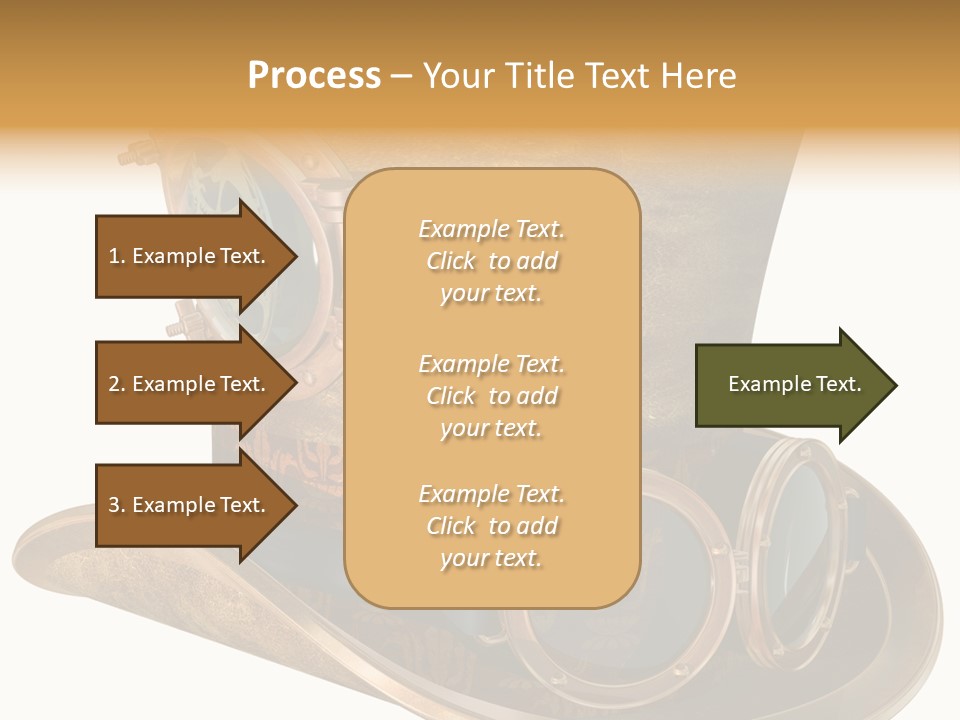 Worn Top Hat Punk PowerPoint Template