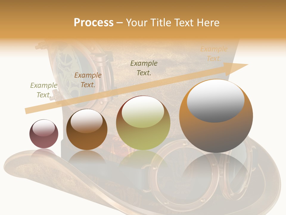 Worn Top Hat Punk PowerPoint Template