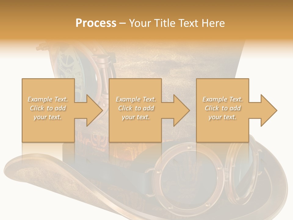 Worn Top Hat Punk PowerPoint Template