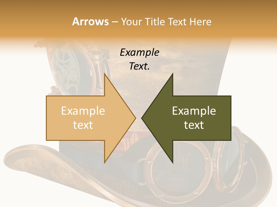 Worn Top Hat Punk PowerPoint Template