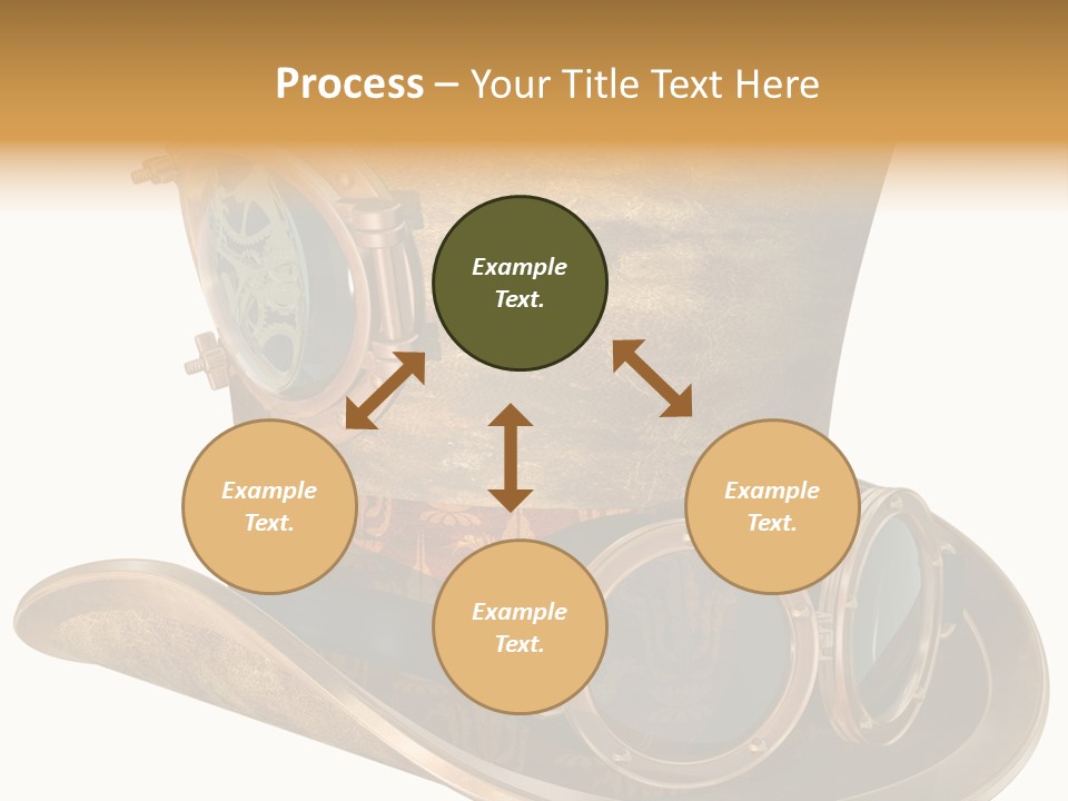 Worn Top Hat Punk PowerPoint Template