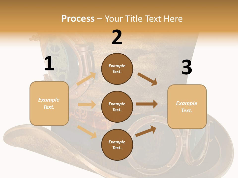 Worn Top Hat Punk PowerPoint Template
