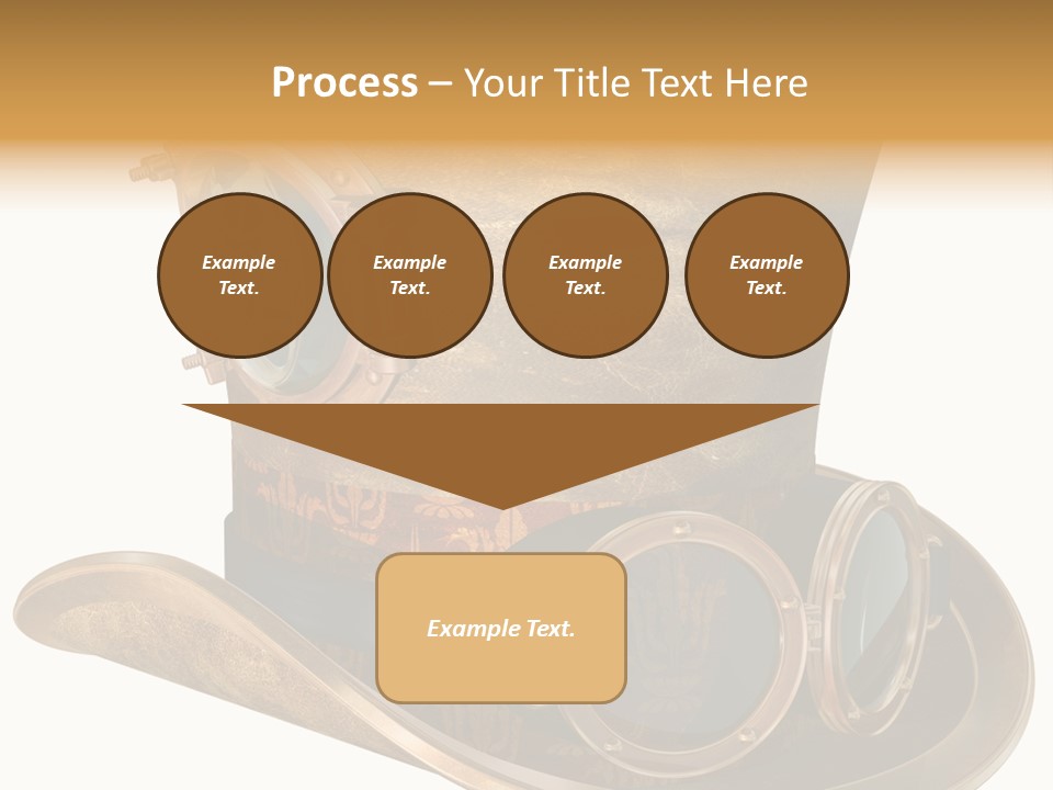 Worn Top Hat Punk PowerPoint Template