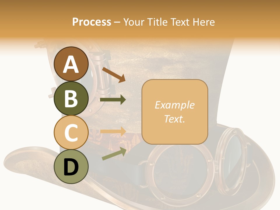 Worn Top Hat Punk PowerPoint Template