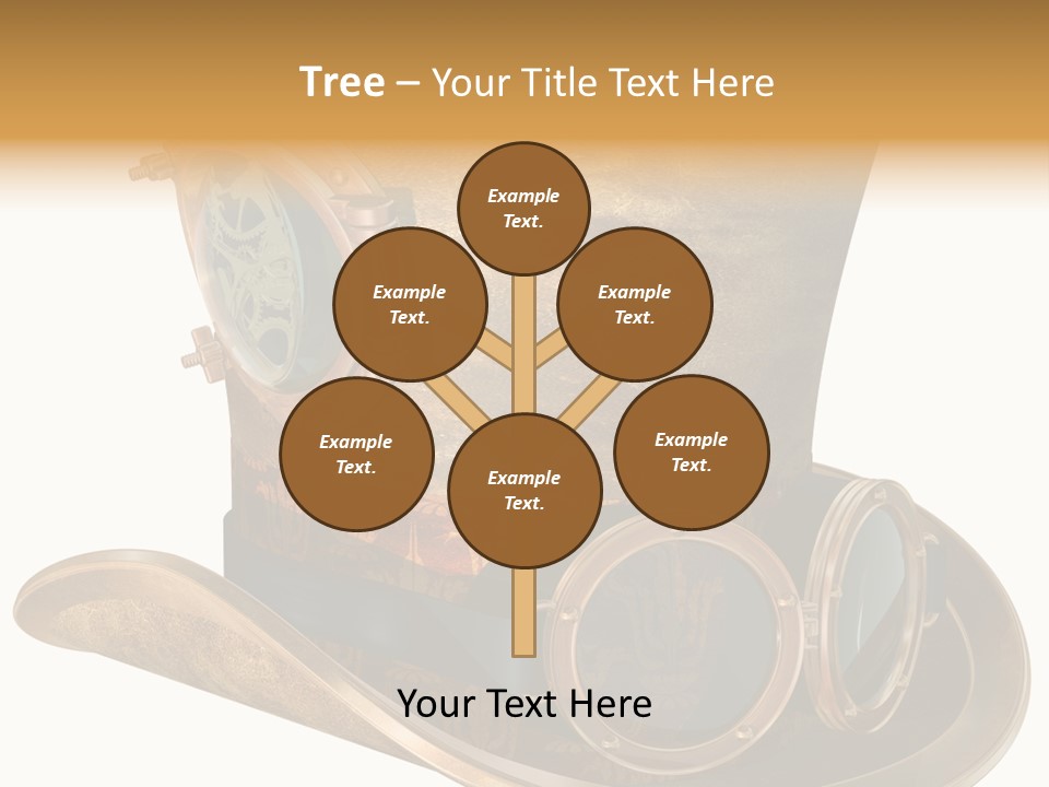 Worn Top Hat Punk PowerPoint Template