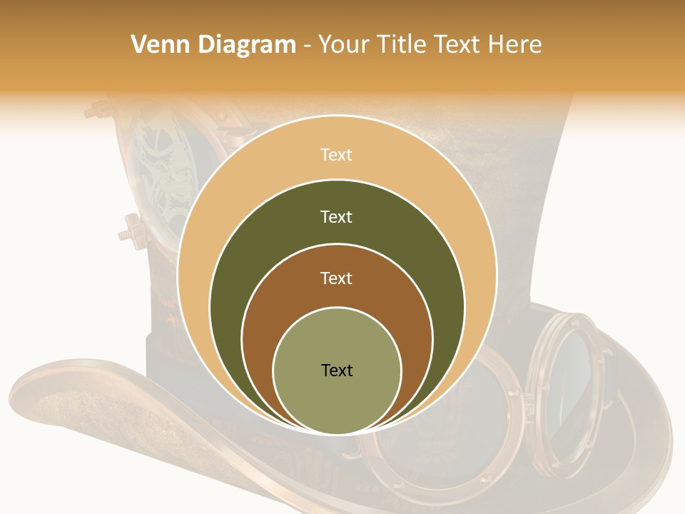 Worn Top Hat Punk PowerPoint Template