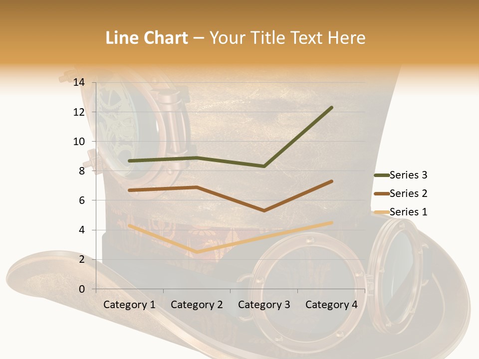 Worn Top Hat Punk PowerPoint Template
