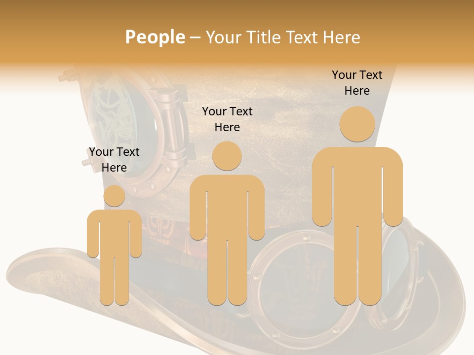 Worn Top Hat Punk PowerPoint Template